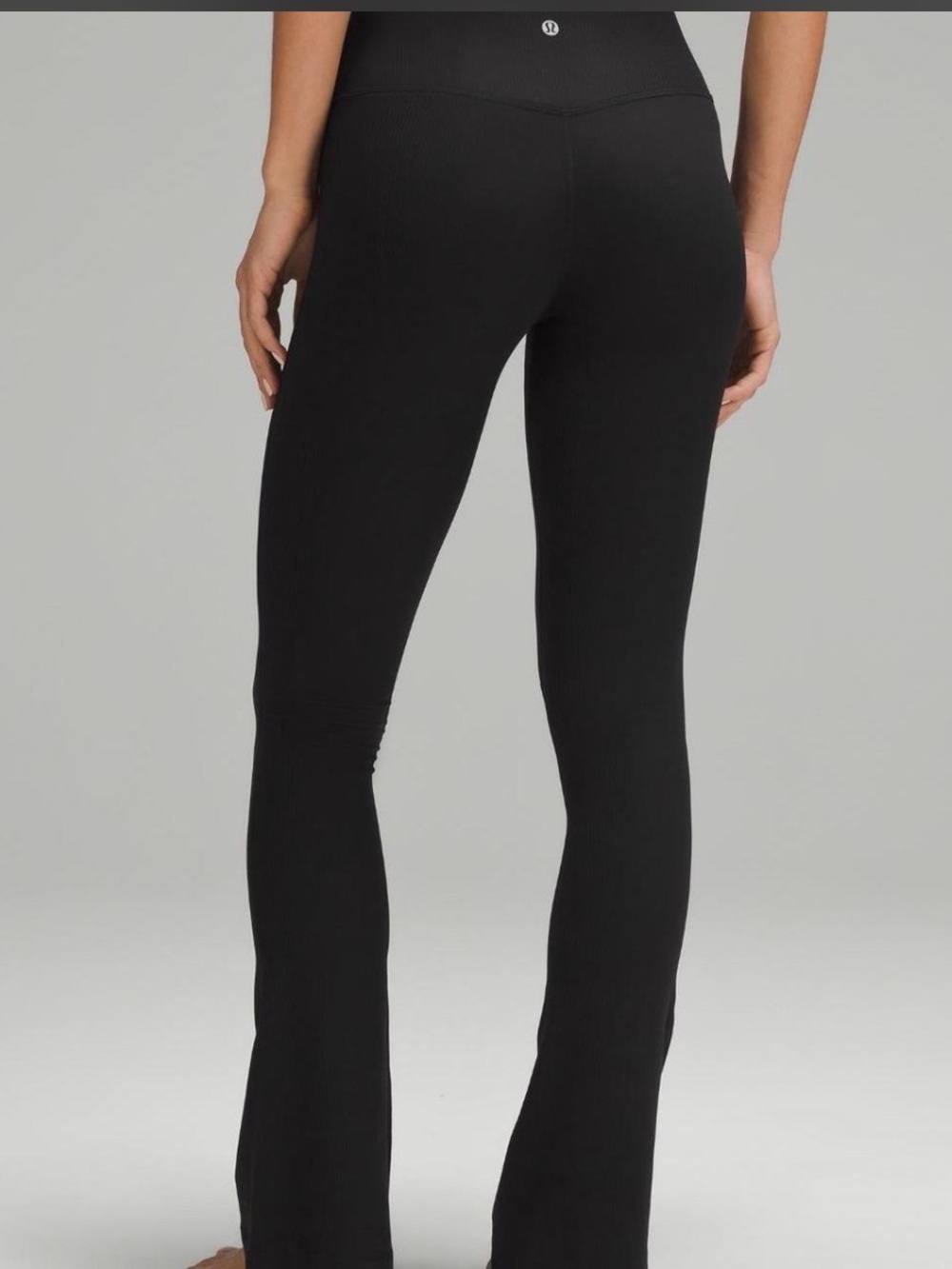 lululemon athletica Black mini flare Leggings